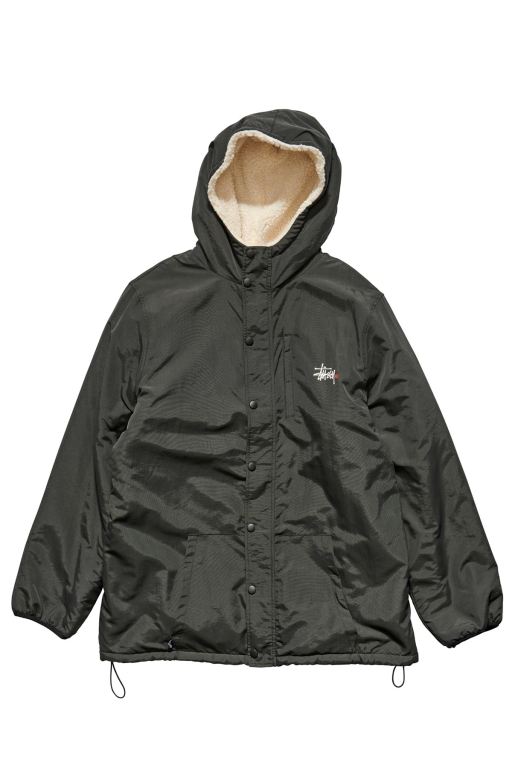 Stussy Mens Kirkwood Reversible Jackets Black - TBLGZ8501